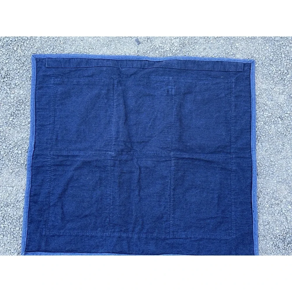 Paw Patrol Denim Pocket‎ Quilt Wall Hanging Handmade Upcycled Jeans Fabric Kids